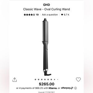 BRAND NEW GHD Curve Wand